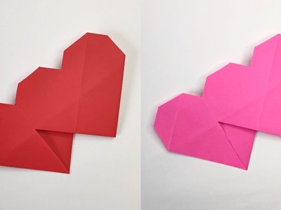 Origami DOUBLE HEART tutorial | How to make paper double heart