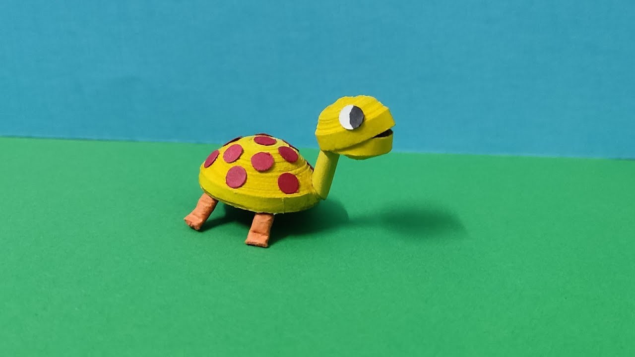 Paper turtle toy | How to make paper turtle