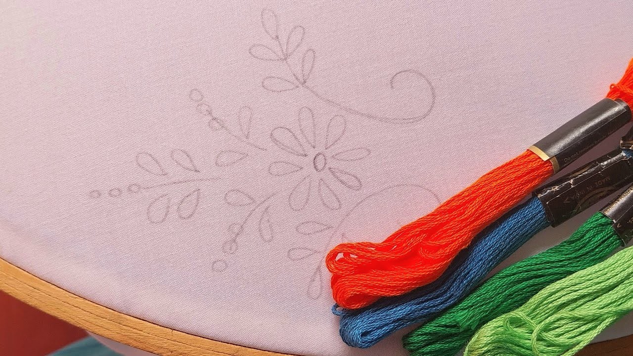 Simple and easy Hand embroidery design