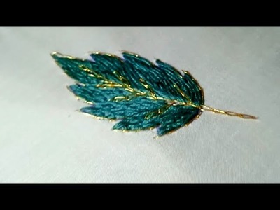 Stunning Leaf embroidery designs. latest leaf embroidery by hand #needlepoint #latest #handwork