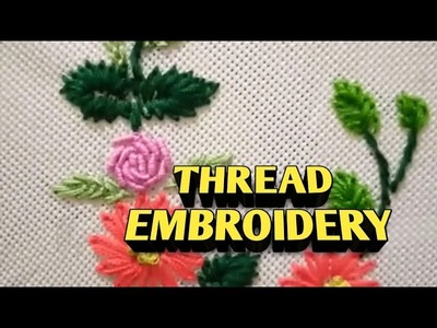 Sulam benang||thread embroidery||#handembroidery #handcraft