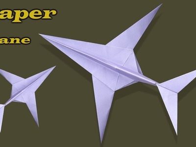 The Best flying plane_ paper Airplane ।