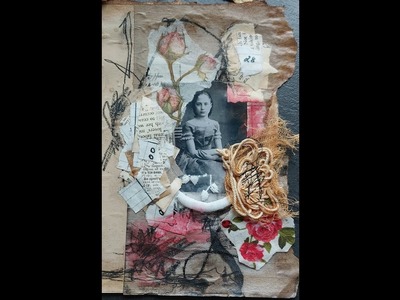 The process video using extra small scraps+ soup box journal flip through.