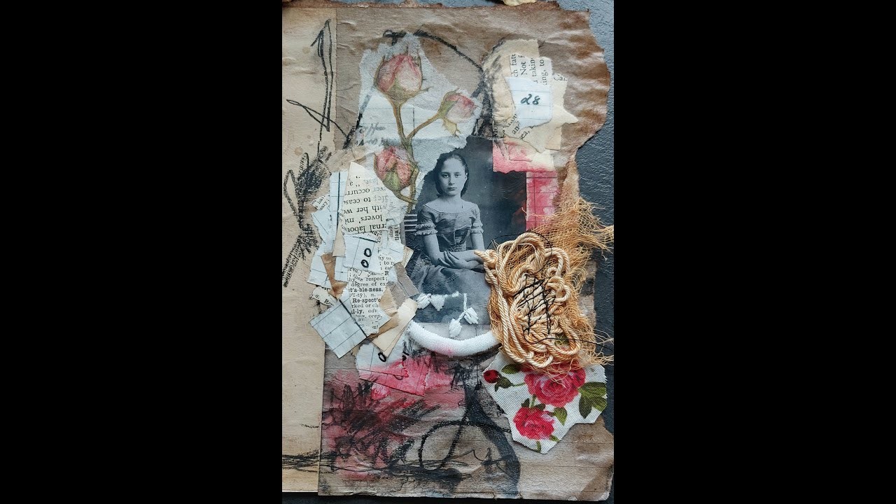 The process video using extra small scraps+ soup box journal flip through.