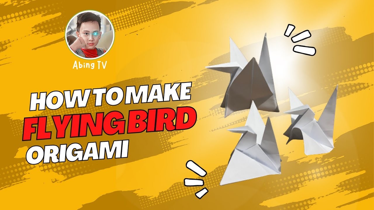 Unbelievable Trick to Transform Paper into a Flying Bird