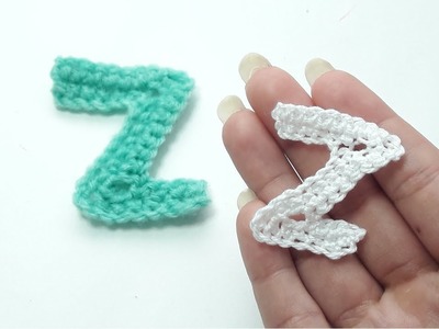 Abecedario a Crochet - Letra Z