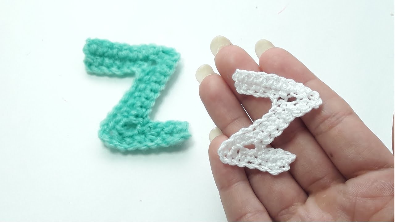 Abecedario a Crochet - Letra Z