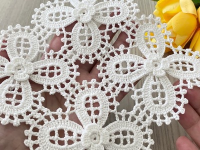 BEAUTIFUL Brand New Design Crochet Lace Square Motif Pattern @crochetlovee