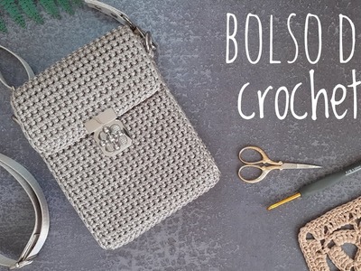 Bolso de ganchillo o crochet fácil paso a paso. DIY. Crochet Phone bag. Mini cross bag.