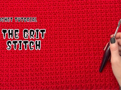 Crochet Along 2023 Square 3: The Grit Stitch Tutorial