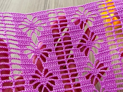 DAZZLING Crochet Lace Design. Shawl, Blouse, Runner Pattern - Anyone Can Do It