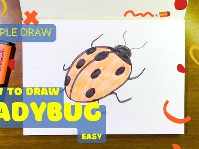 Draw a Happy Ladybug - Simple Draw