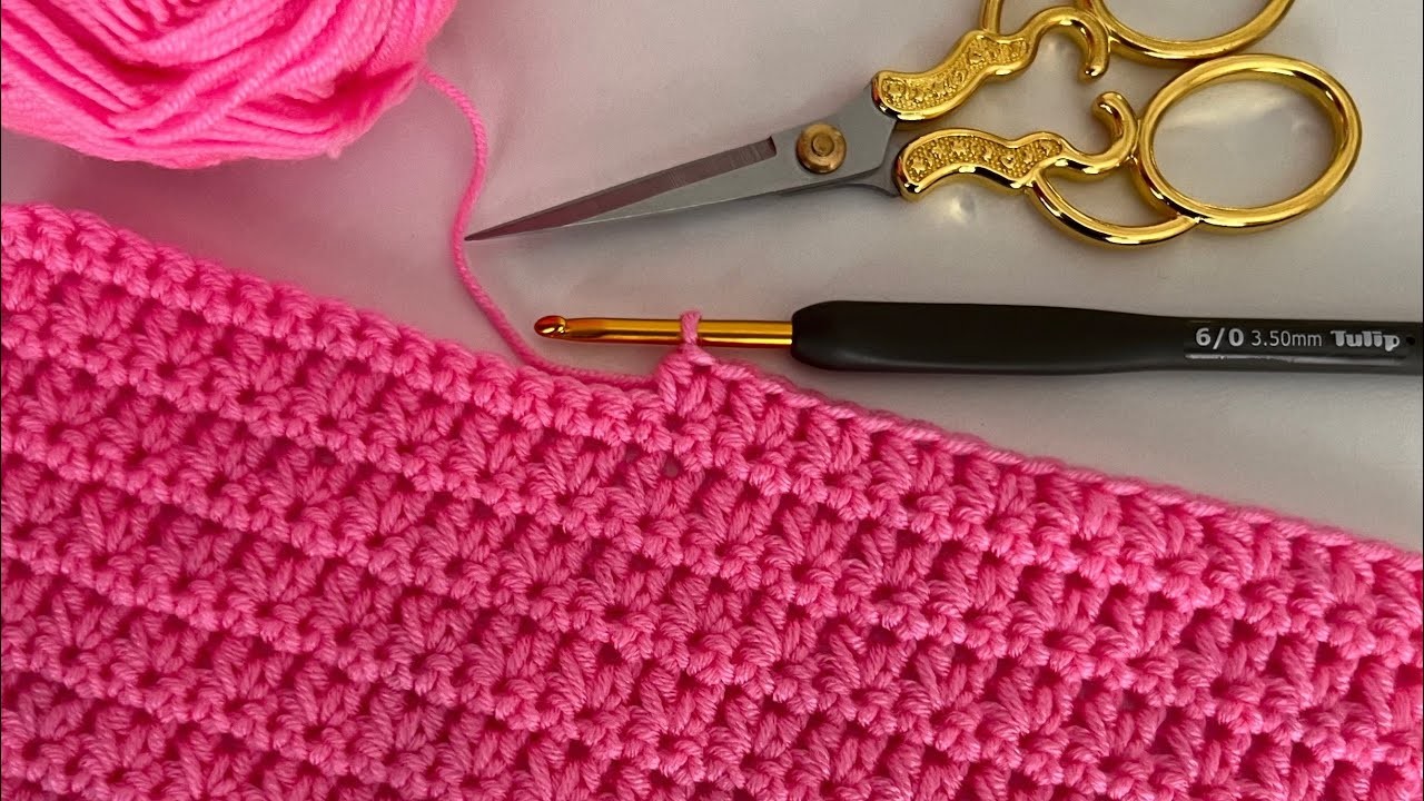 Easy Crochet Baby Blanket Pattern for Beginners. Kolay Tığ işi Bebek Battaniyesi Örgü Modelleri