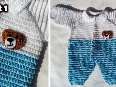 Easy Crochet Baby Romper | Step by Step tutorial Part 1