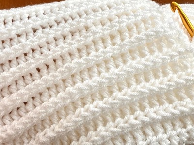 FANTASTIC!???? Very Simple and Beautiful   Crochet design Scarf Blanket bedspread patterns