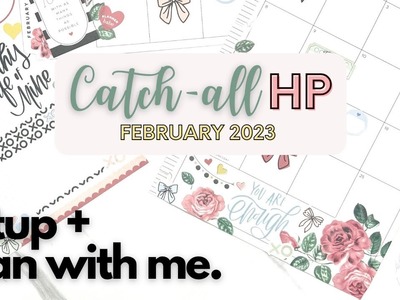 February 2023 Setup + Monthly + Currently Plan with Me| HP Simply Lovely