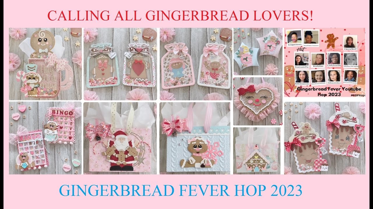 Gingerbread Fever YouTube Hop 2023 | Gingerbread Paper Crafts