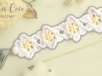 How to Crochet a Bookmark - Easy Flower Bookmark