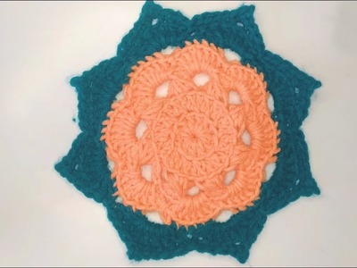 How to crochet a coaster for beginners. CROCHET : Suroves Artistry ❤️