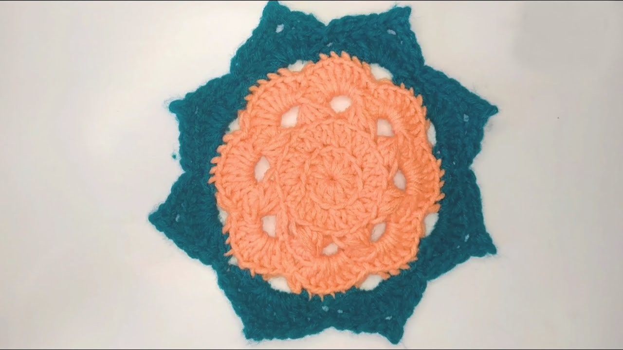 How to crochet a coaster for beginners. CROCHET : Suroves Artistry ❤️
