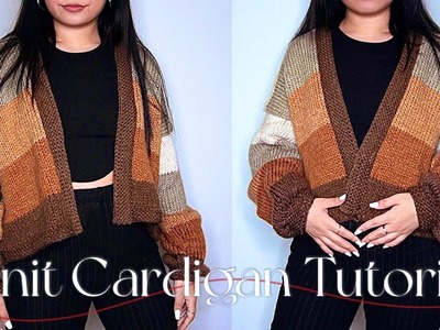 How to Knit a Cardigan