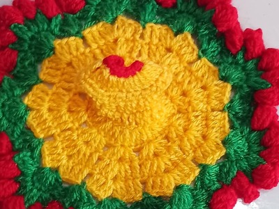 How to make beautiful flower crochet dress for Kanha ji. Bal Gopal.Laddu Gopal