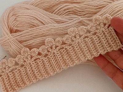Look how beautiful! I've never seen such an easy crochet!