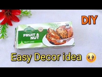 ???? SIMPLE AND ELEGANT DECOR FROM WASTE BOX ????|| EASY PEN PENCIL HOLDER MAKING