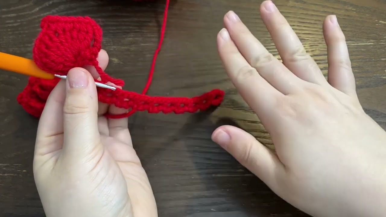Tutorial a crochet: Rosa tridimensional (3D) paso a paso