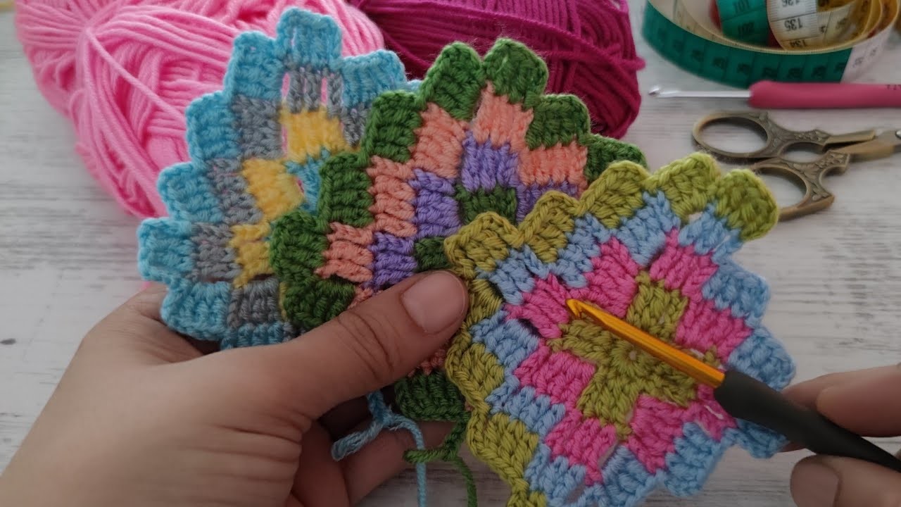 Unbelievable Crochet Transformation: Granny Square Pattern Made Easy for beginners. crochet motifs