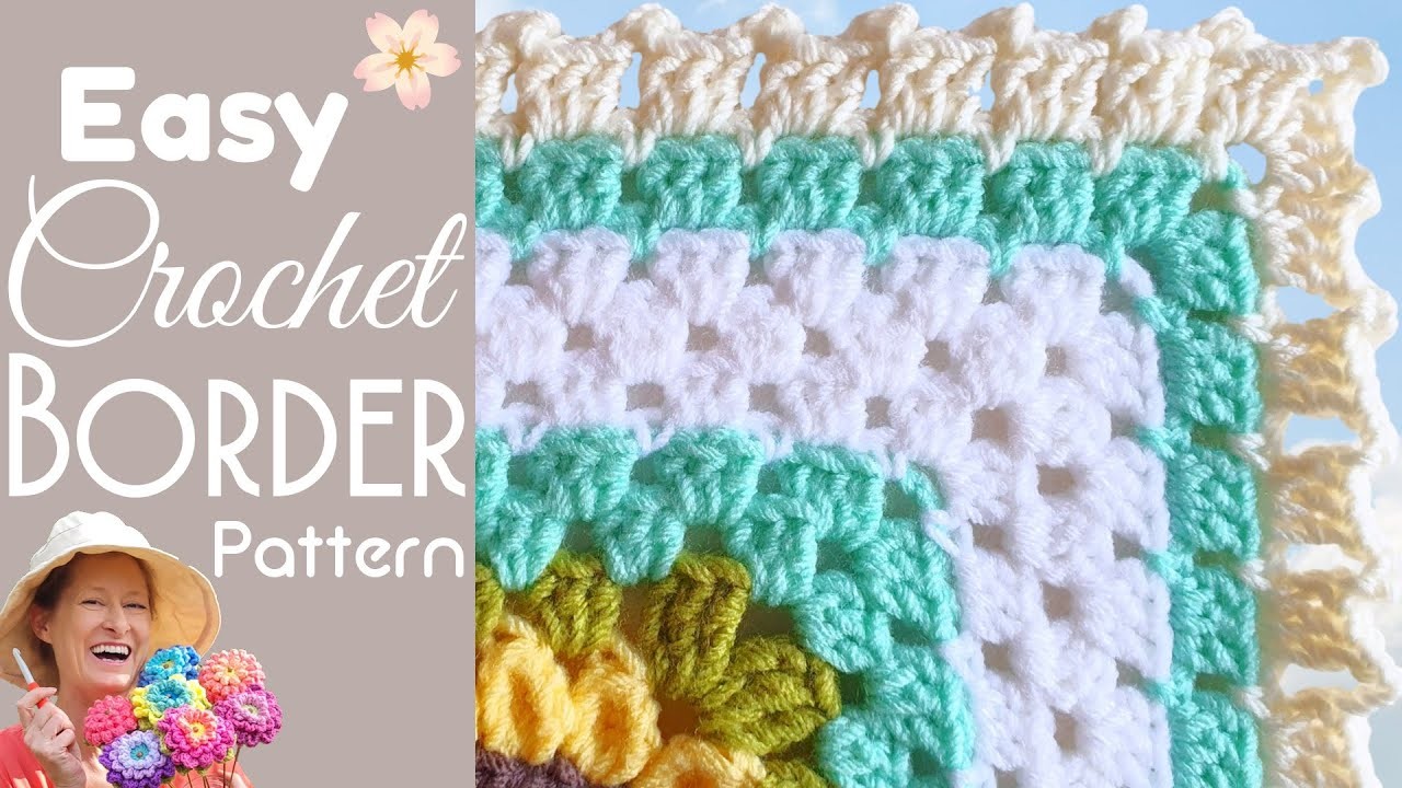 Uncover the Ultimate LAY FLAT Crochet Border Trick: The Grand Finale!