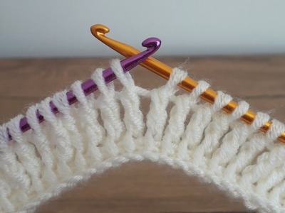 Unusual tunisian crochet pattern! l've never seen this stitch before.very easy very stylish tunisian