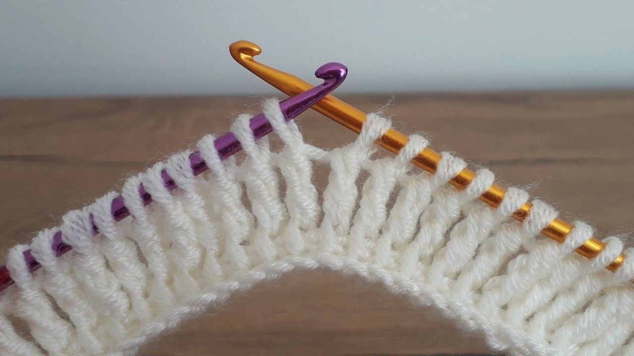 Unusual tunisian crochet pattern! l've never seen this stitch before.very easy very stylish tunisian