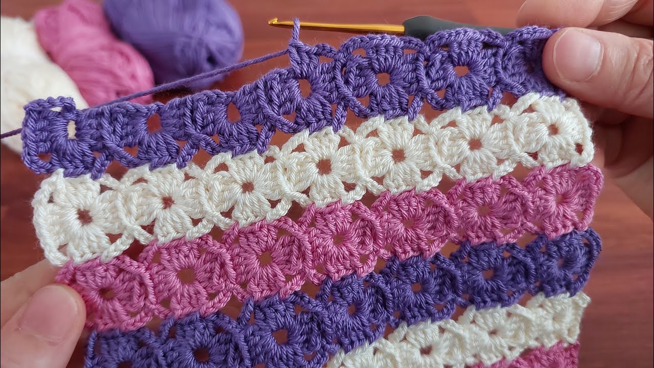 Wonderful????Easy Crochet Baby Blanket Pattern for Beginners Knitting.Tığ işi bebek battaniyesi örgü