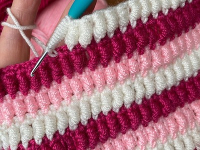 Wow ???? Amazing ???? Knitting with love bow star knitting. tığ işi kolay yay örgü