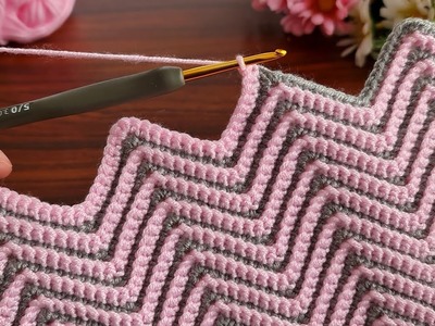 Wow ???? I believe the world's easiest gorgeous crochet knit blanket bag model. Şahane tığ işi