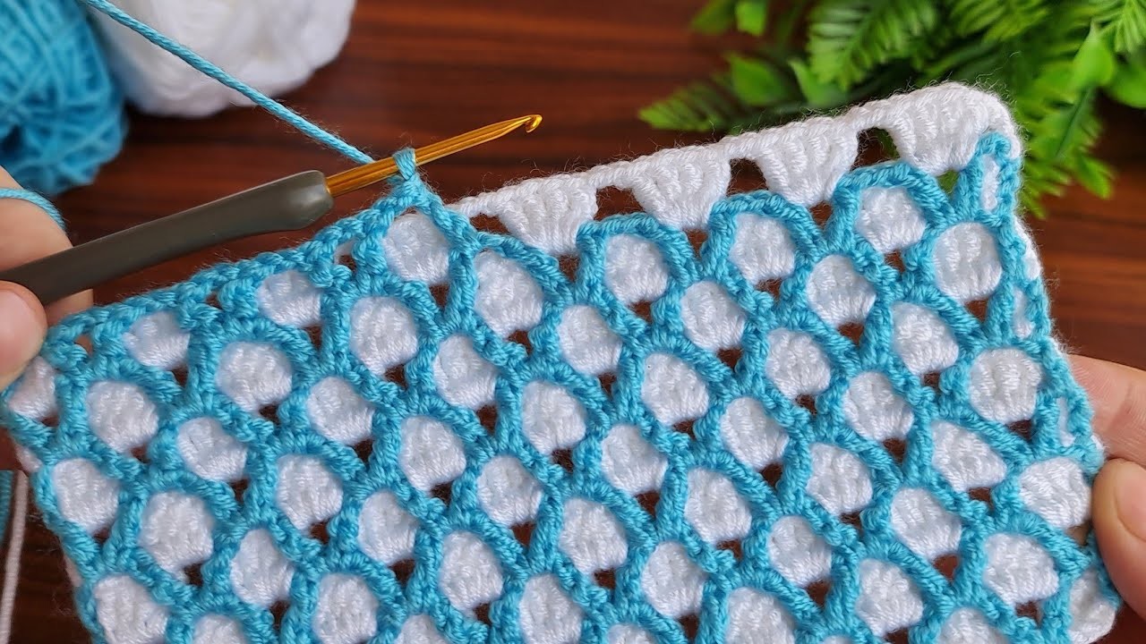 Wow!. ???? Very Easy! 3D Super how to make eye catching crochet. Everyone who saw it loved it.Muhteşem