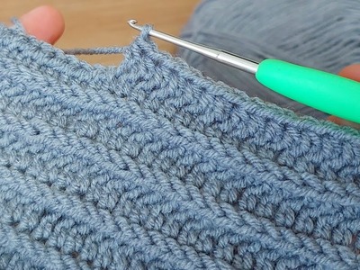 You will not believe it! CROCHET STITCH! Only one row and such beauty Crochet pattern.