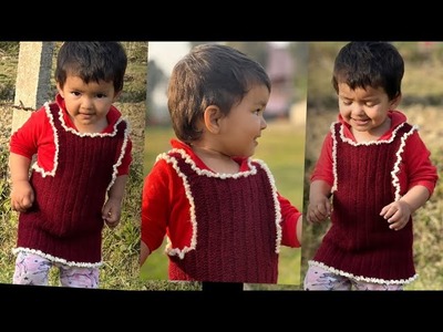 Beautiful dress for baby girl ???? crochet lover. yarn items. knitting love. handcraft. DIY