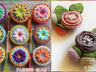 Beautiful Handmade Crochet Embroidery Buttons Pattern For Women's Dresses