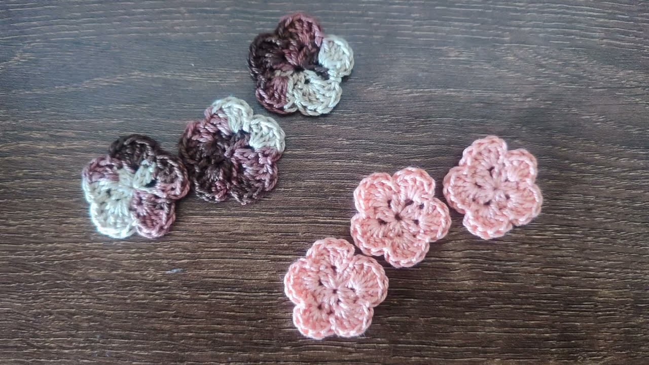 CROCHET | Easy flower crochet | Crochet for beginner