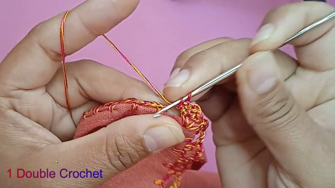 Crochet Lace | Border | Frill | Edging | Tutorial | Quick and Easy pattern for absolute beginners |