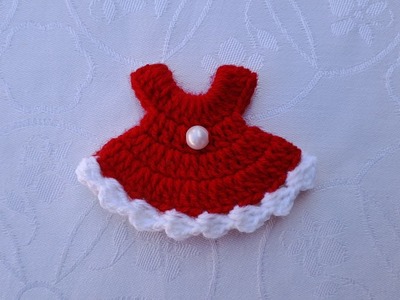 Crochet Mini Dress Keychain for Beginners || Crochet Keychain Tutorial