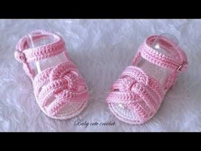 Easy crochet baby shoes.botties, for (0 to 3) month baby