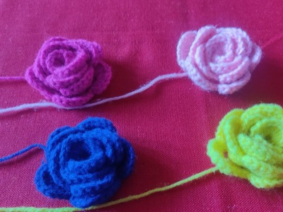 How to crochet Rose ???? ???? ???? flower for beginners #crochet #trending #hindi #2023