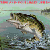 Large Mouth Bass Cross titch Pattern***L@@K***Buyers Can Download Your Pattern As Soon As They Complete The Purchase