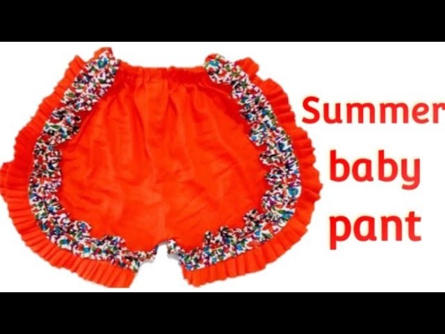 Summer baby pant design cutting and stitching||how to make baby pant at home||