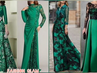 Taffeta Shirt Waist Gowns.Women's Floor Length Silk Satin Formal Evening Gowns Styles