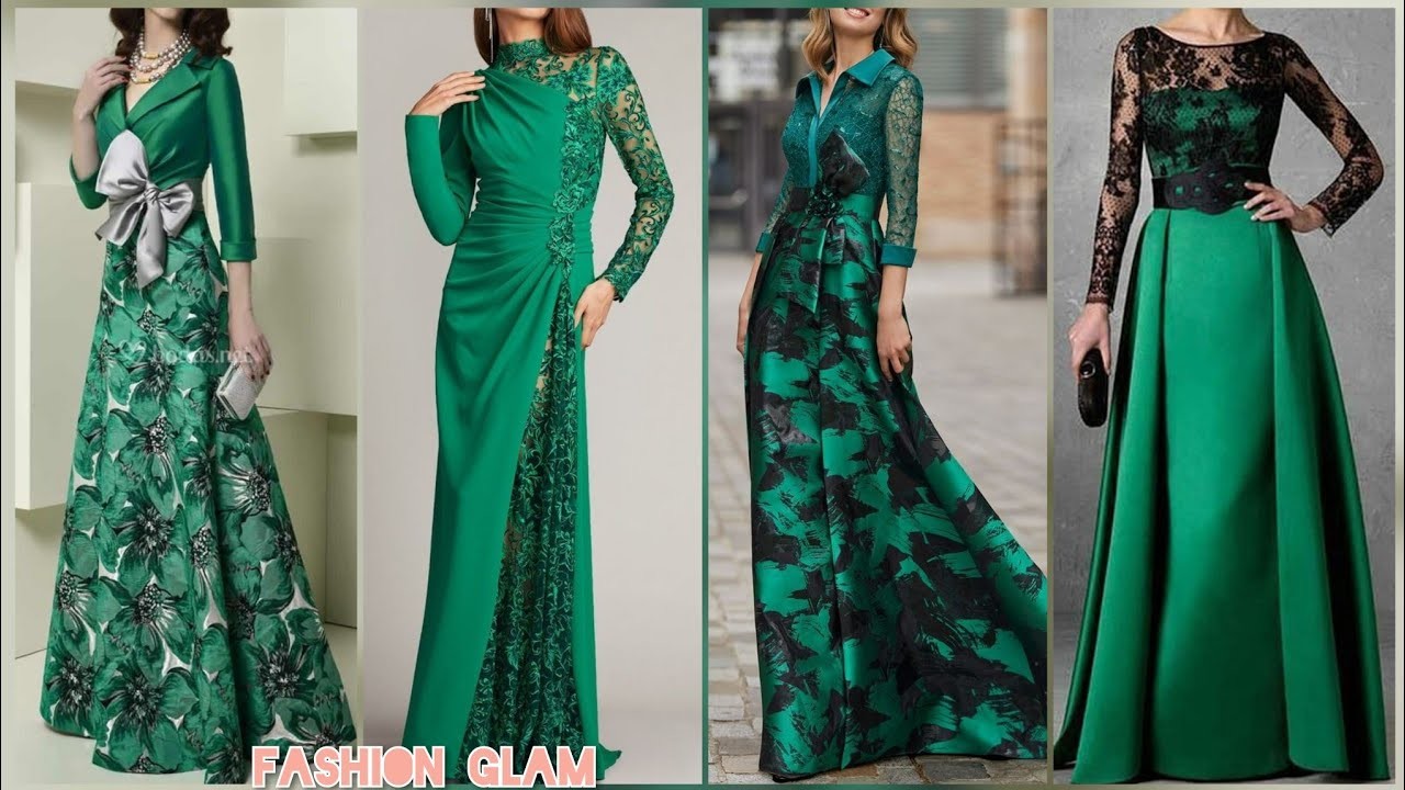 Taffeta Shirt Waist Gowns.Women's Floor Length Silk Satin Formal Evening Gowns Styles