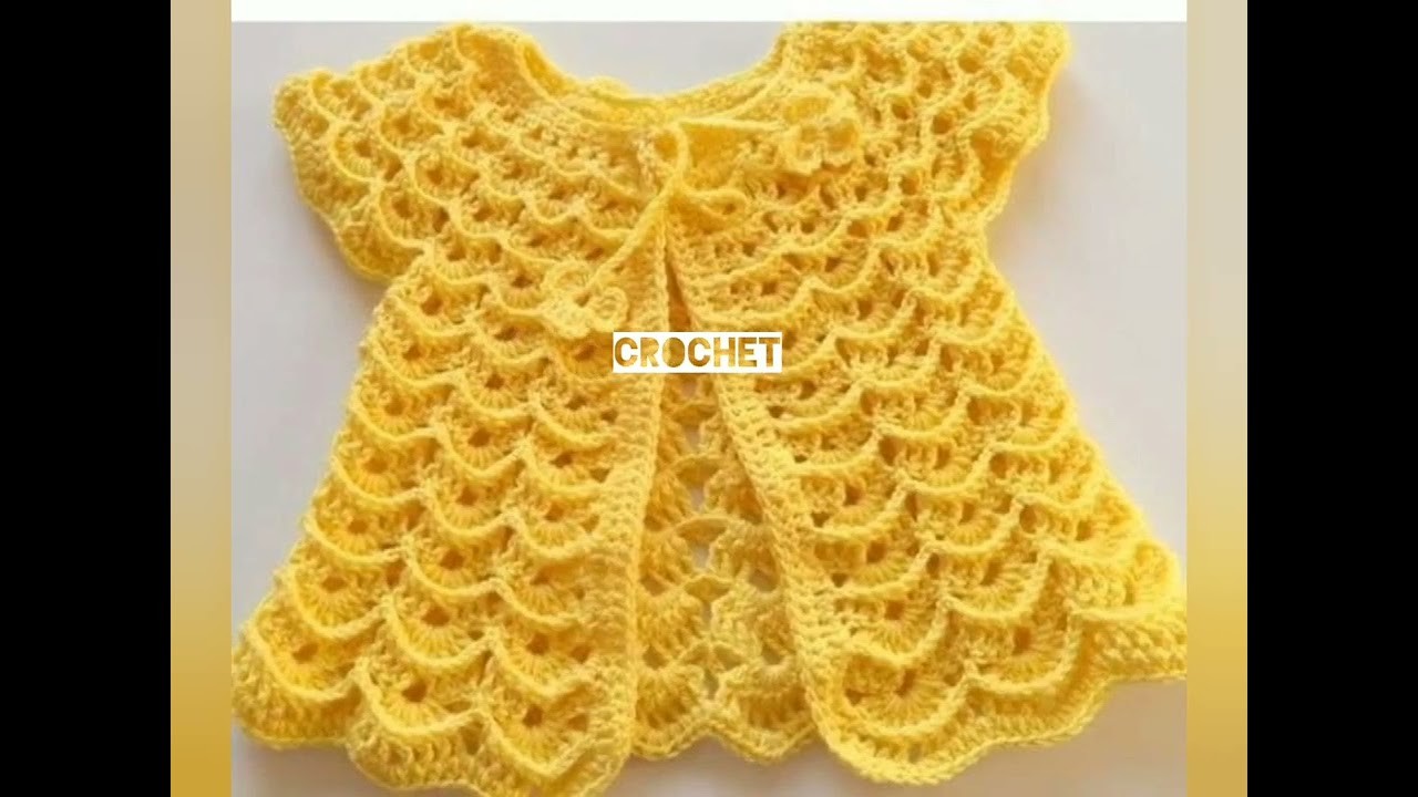 Very beautiful crochet designs for baby dresses and sweater#subscribe????